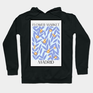 Madrid Botanical Flower Market Hoodie